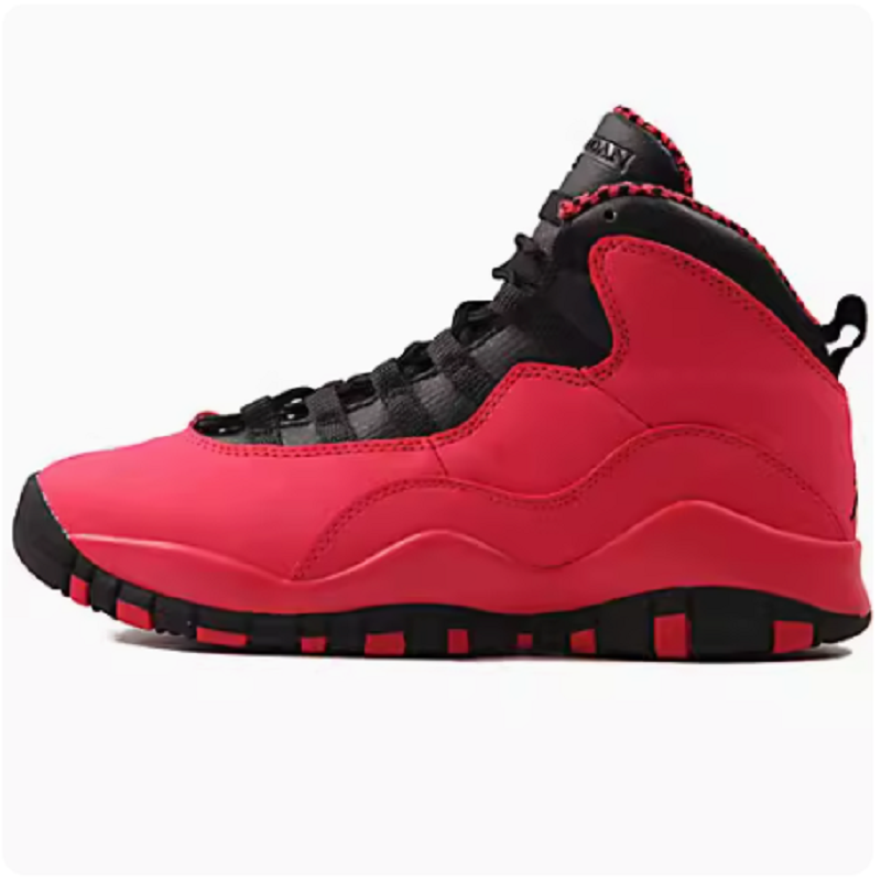 耐克黑红女子运动篮球鞋