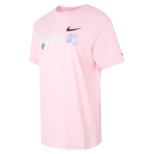 133 Nike 690 FJ7714 T恤 耐克 女子運動寬松休閑透氣印花圓領短袖