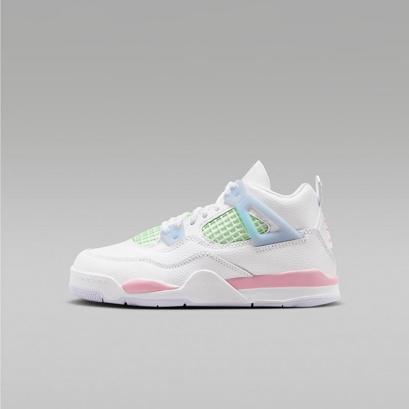 Nike耐克 Air Jordan 4中童鞋运动训练耐磨减震篮球鞋IB7069-100 - 实物图