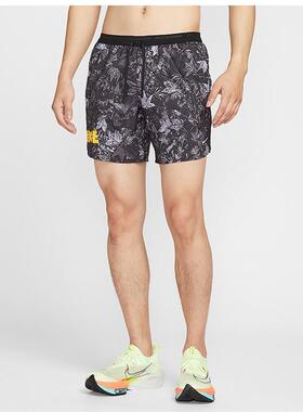 Nike耐克 男子潮流时尚印花跑步健身运动短裤IH4513-010