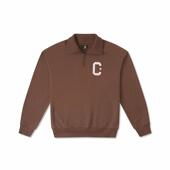 匡威 卫衣 秋季 CONVERSE 男女同款 半拉链翻领落肩袖 10026553 A02