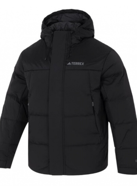 adidas阿迪达斯男装运动服舒适保暖户外健身跑步羽绒服 IX7924