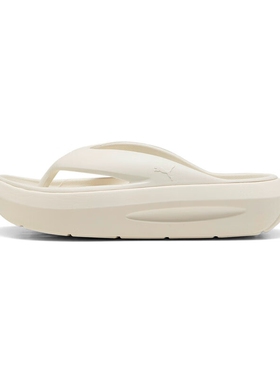PUMA彪马女鞋 Flatter flip 运动休闲百搭厚底人字拖鞋 400498-02