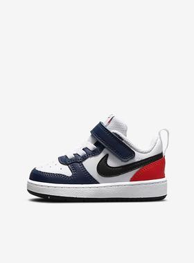 Nike/耐克COURT BOROUGH小童魔术贴低帮运动休闲板鞋 DO7448-101