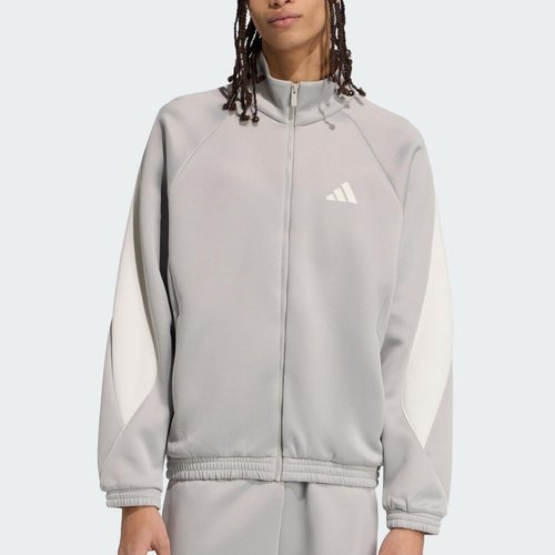 阿迪男装宽松简约运动休闲外套