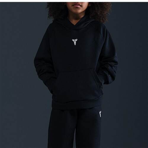 Nike耐克大童装 简约纯色百搭连帽运动休闲套头衫卫衣HJ1028-010