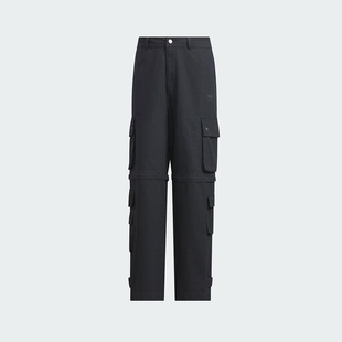 adidas三叶草男裤 宽松舒适简约百搭运动休闲长裤KF4946 KF4945