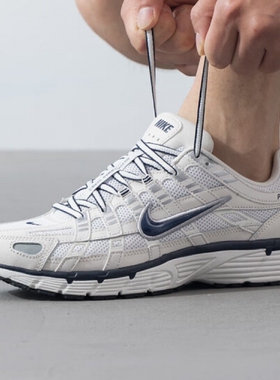 Nike耐克男女鞋 P-6000白银低帮复古休闲运动跑步鞋 CD6404-018