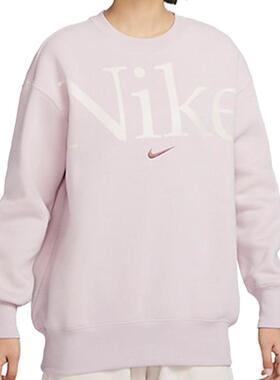nike/耐克 正品女子运动训练休闲圆领卫衣套衫 FN3655-019