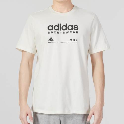 阿迪达斯男舒适运动休闲短袖T恤