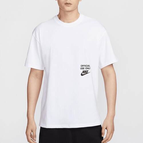 Nike耐克男装 简约时尚潮流复古百搭圆领短袖T恤 HJ0775-100