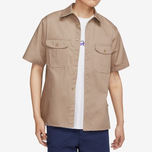 耐克男户外休闲短袖衬衫