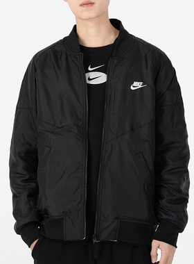 NIKE/耐克 男子立领运动休闲训练棒球服夹克外套 DM6822-010