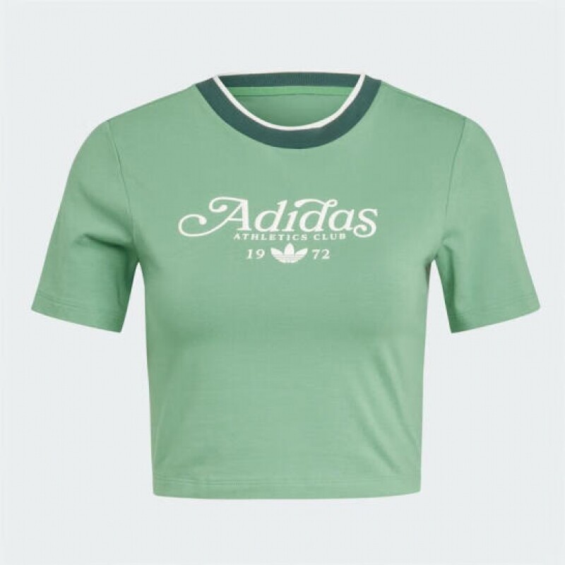 Adidas三叶草女装 运动休闲圆领短袖T恤 IY5238 JM7972 JM7973