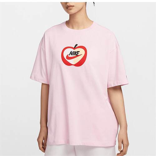 耐克女装休闲百搭圆领短袖T