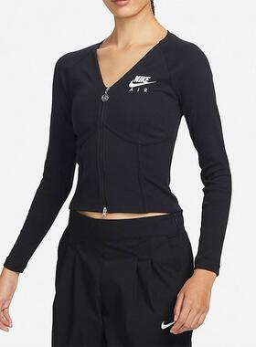 Nike/耐克 正品Sportswear 女子运动长袖拉链开襟上衣 FD2377-010
