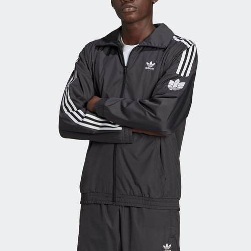 Adidas阿迪达斯防风立领外套