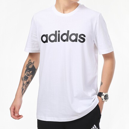 Adidas阿迪达斯男装 运动透气休闲短袖T恤 GL0058 JF6327 JE0413