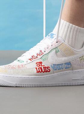 Nike耐克男鞋 AIR FORCE 1潮流时尚舒适休闲低帮板鞋II1549-100