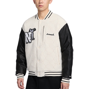 拼色舒适休闲棒球领运动棉衣HJ3870 110 时尚 NIKE耐克男装