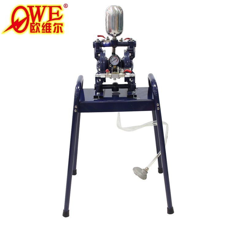 欧维尔OW-GM10套装铝合金3分气动双隔膜泵/油漆泵/泵浦15mm