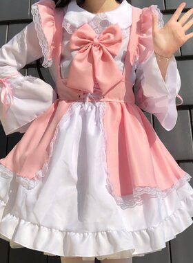 日系女仆装反串洛丽塔女装大佬服装长袖短裙洋装cosplay女佣制服