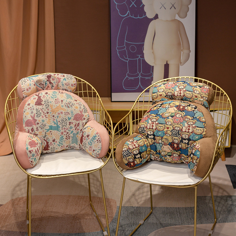 夏季高级感床头靠枕卧室椅子枕头靠垫可爱床上靠枕沙发抱枕腰枕