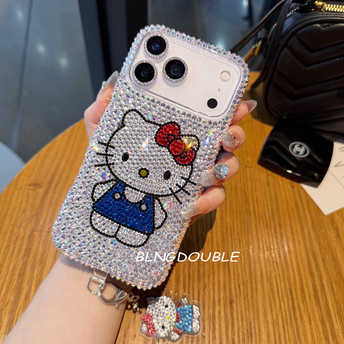 网红同款OPPOReno16Pro卡通猫手机壳15带水钻14可爱13女Findx9潮8
