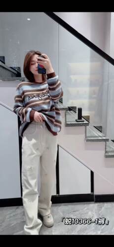蜕变日记10366大码牛仔裤女胖mm老爹裤烟筒裤子200斤女装新款薄款