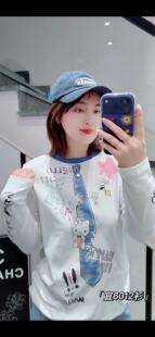 宜语析6012大码T恤衫女胖mm小衫200斤女装新款Kitty猫上衣打底薄