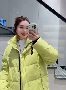金影奇95033大码羽绒服女胖MM糖果色棉服200斤女装新款90白鸭绒冬