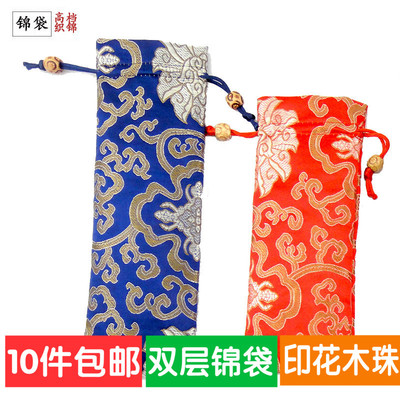 中国风牛角檀木梳子做束口袋