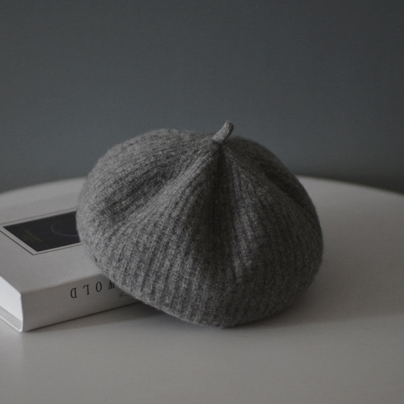 羊毛贝雷帽子女秋冬韩版日系百搭保暖时尚复古纯色文艺画家帽灰色,服饰配件/皮带/帽子/围巾,帽子,淘宝优惠券,粉丝福利购,淘宝优惠卷