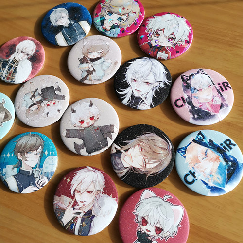 周边吧唧色纸彩虹贴纸