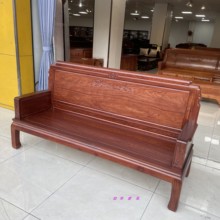 红木菠萝格木沙发全实木三人位沙发原木客厅中式花梨木长椅厂直销