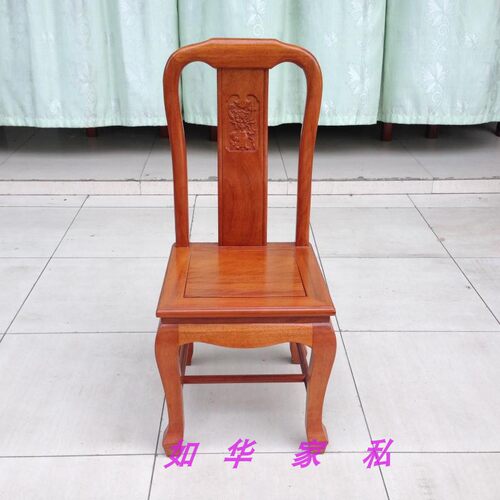 红木餐椅菠萝格木吃饭椅实木靠背椅原木纯木饭椅中式实木家用椅