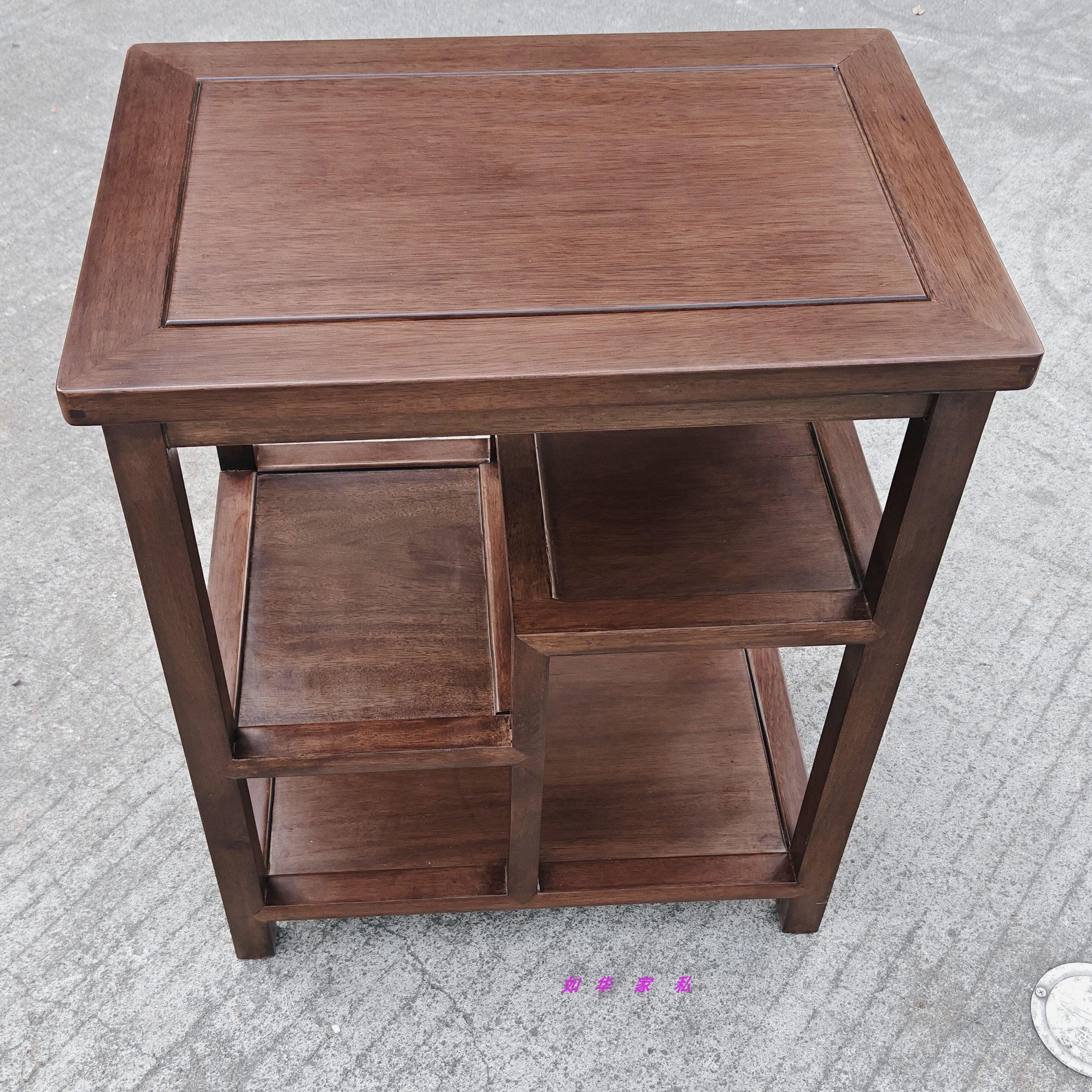 红木菠萝格储物架北美色茶几边几柜全实木茶叶柜中式茶水小置物架,商业/办公家具,办公茶水柜,淘宝优惠券,粉丝福利购,淘宝优惠卷