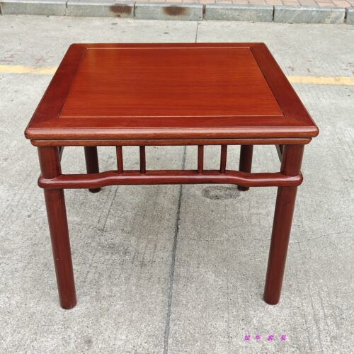 红木菠萝格全实木古典方圆八仙桌