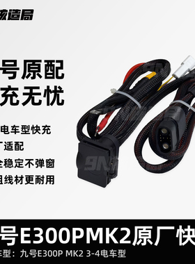 九9号电动车 九号E300P/E300PMK2 快充线 大功率充电
