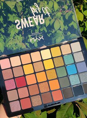 美国代购NYX Swear By It珠光亚光眼影盘冷暖色彩虹色40色