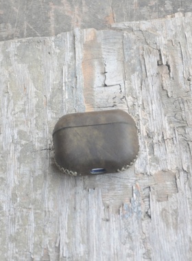 适用AirPods Pro 3 2 苹果耳机保护套皮套耳机壳小众个性手工定制复古个性小众原创装饰耳机AirPods 3 4
