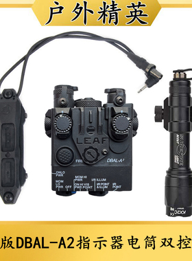 海外版DBAL-A2红绿IR镭射指示器M300A/M600C战术电筒双控鼠尾套装