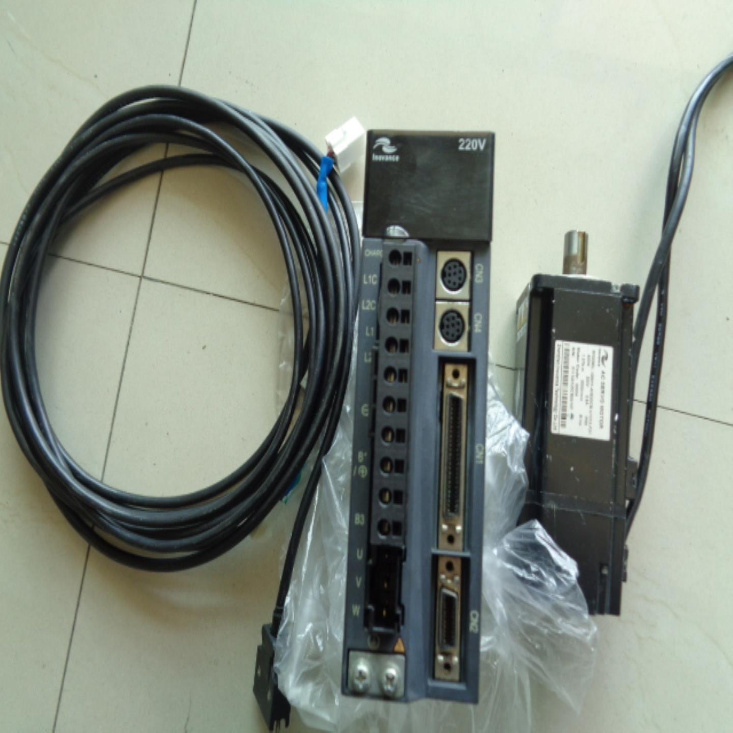 汇川400W伺服套餐IS500AS2R81-158+电机ISMH1-40B30CB配全套线