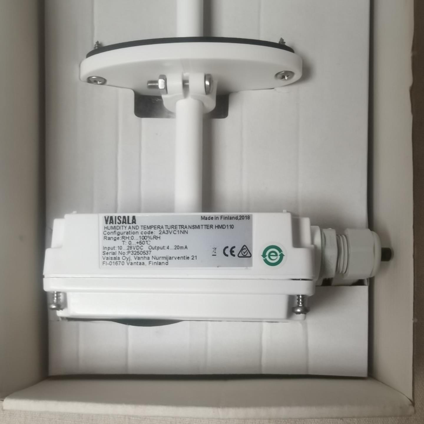 维萨拉VAISALA温湿度变送器HMD110系列HMD112CB99新实物图