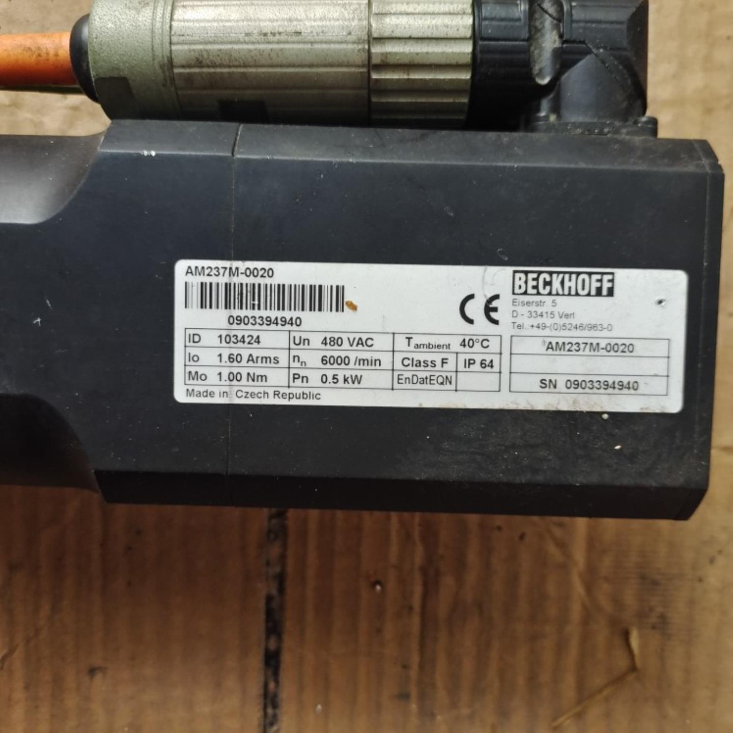 BECLHOFF AM237M-0200  二手拆机倍福伺服电机 实拍