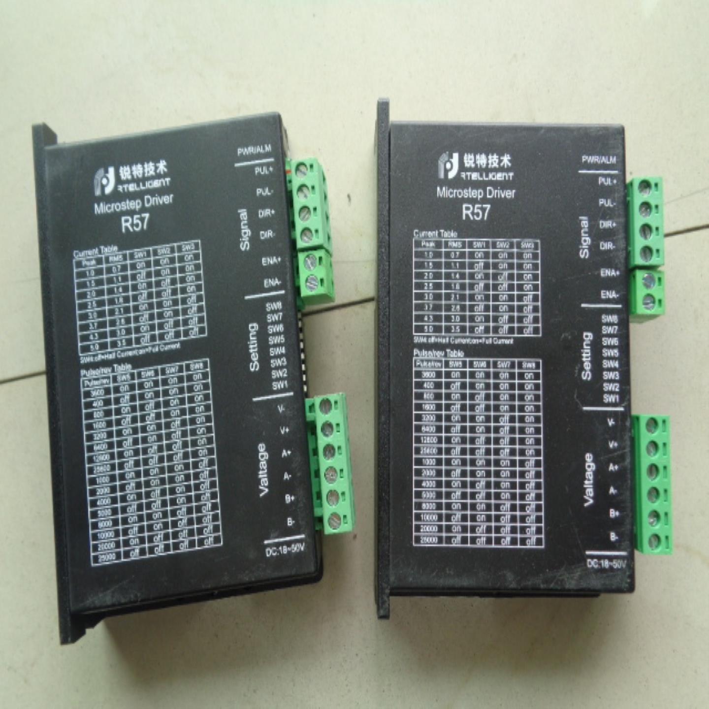 锐特技术 两相步进电机驱动器  R57 功能正常 实物图片