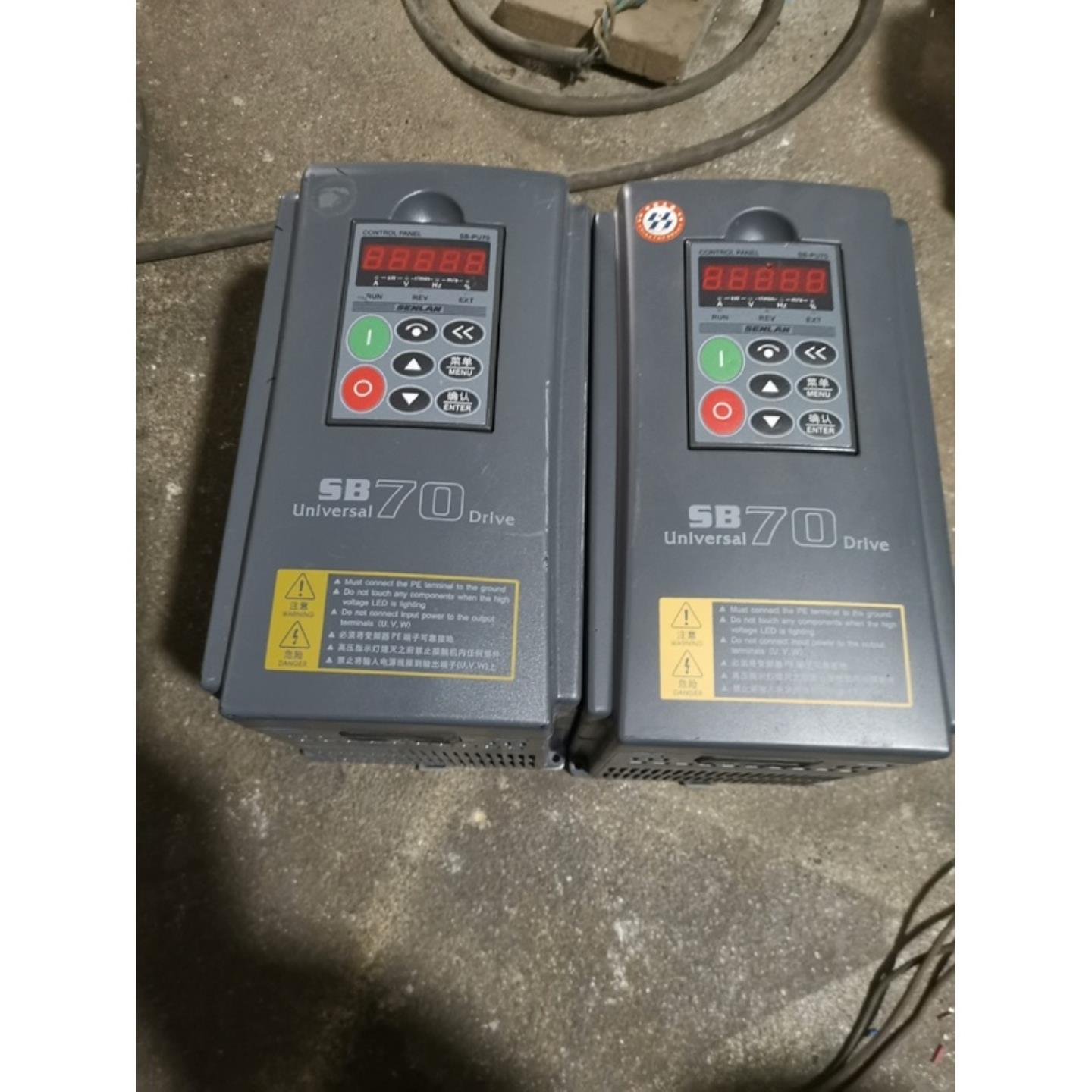 议价森兰SB70G4变频器4KW二手拆机成色如图实拍功能包