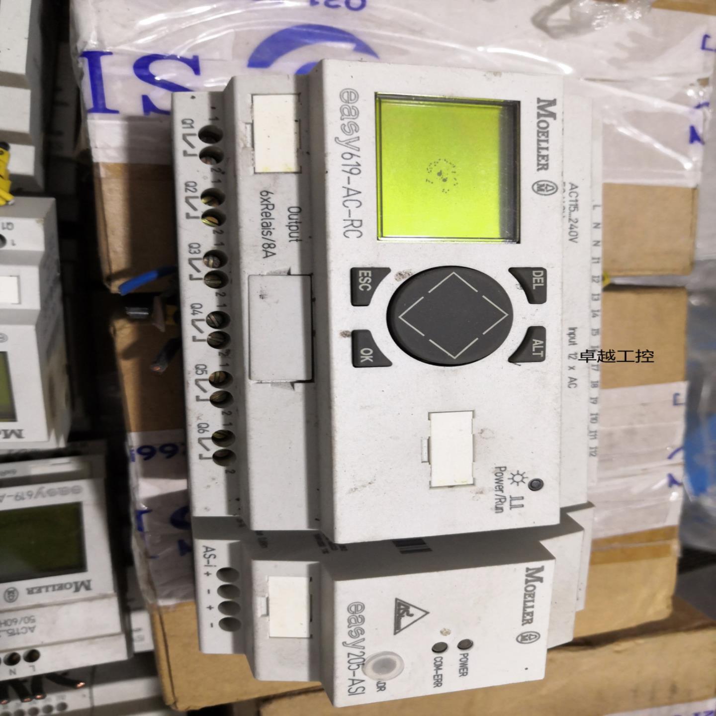 穆勒MOELLER控制继电器easy619-AC-RC EASY205-ASI
