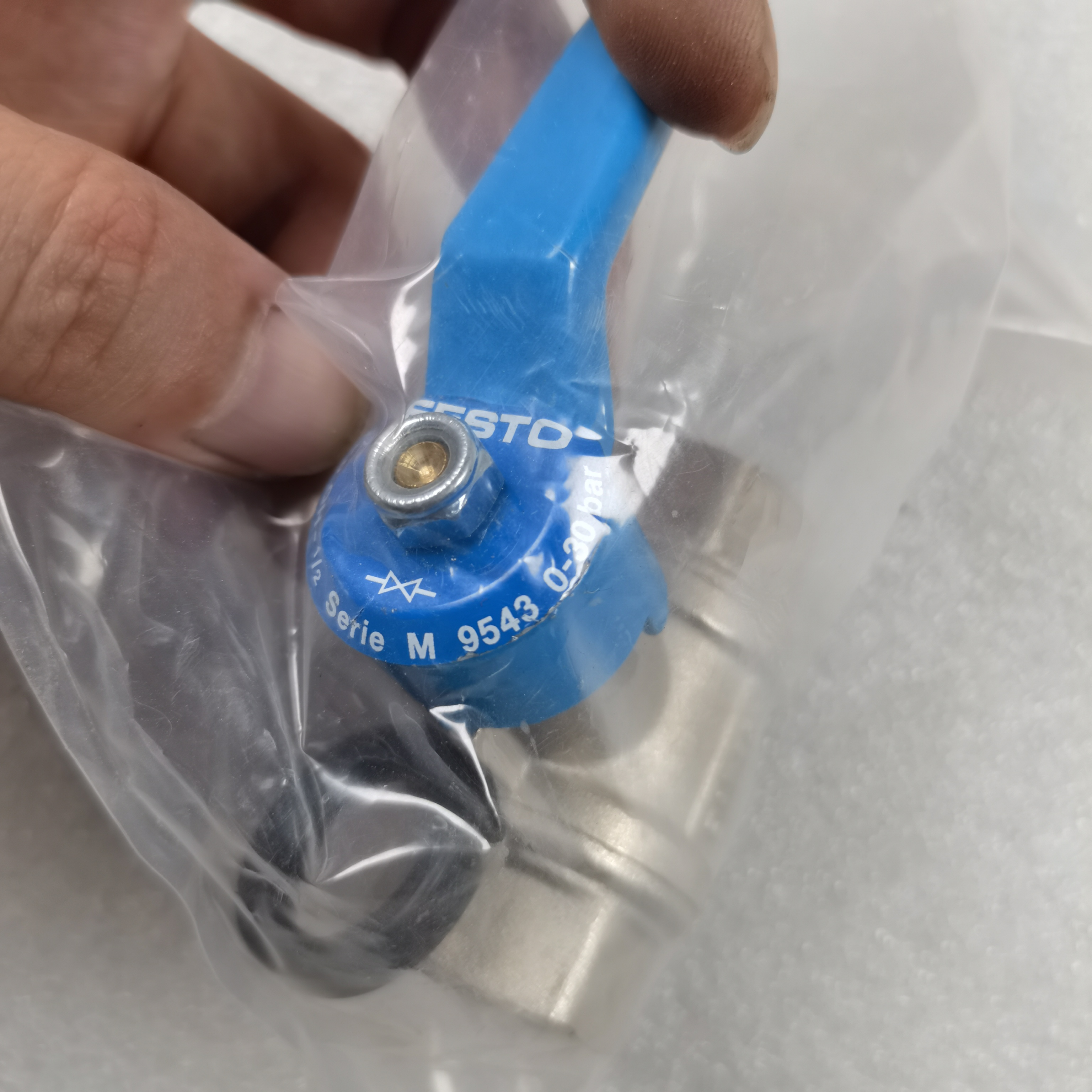 FESTO 球阀DN15  QH-12  M 9543  0-30  bar  全新原装图片实拍