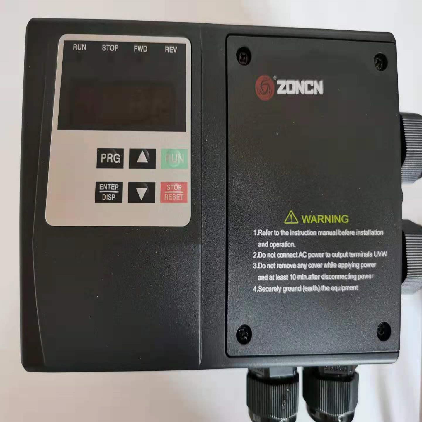 全新正品ZONCN众辰背负式防水变频器H5200P01D5K-BF 15KW 220V